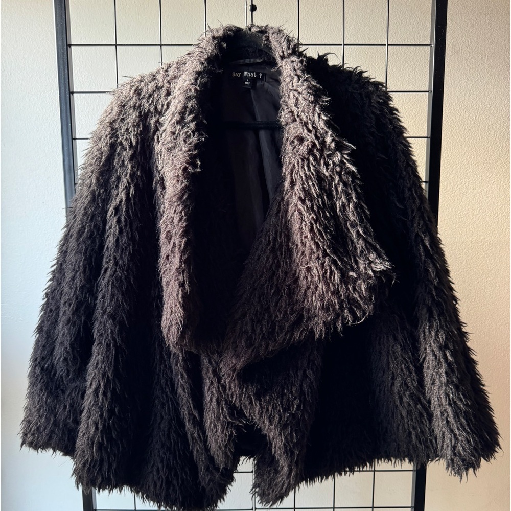 Say What?  Sherpa Coat
